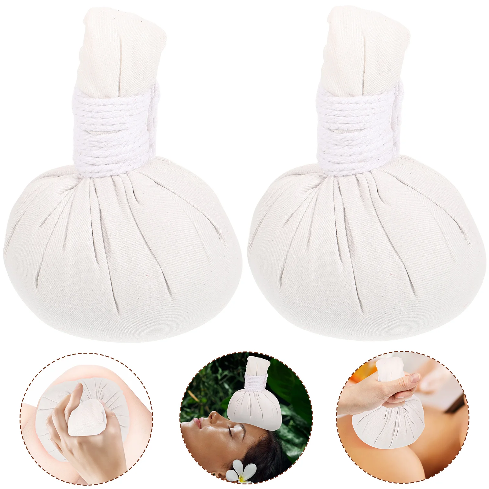 

Chinese Herbal Pouches Convenient Spa Pouches Massage Balls Massage Herbal Pouch Warming Bag for Home Spa Massage
