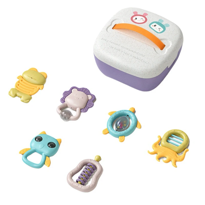 

Новорожденный погремушка для раннего развития пазл молярный Прорезыватель игрушка для детей Детский Прорезыватель для зубов погремушка