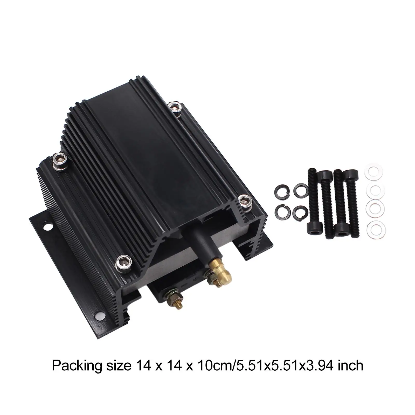 Высокопроизводительная катушка зажигания черная заменяет мужской разъем Hei