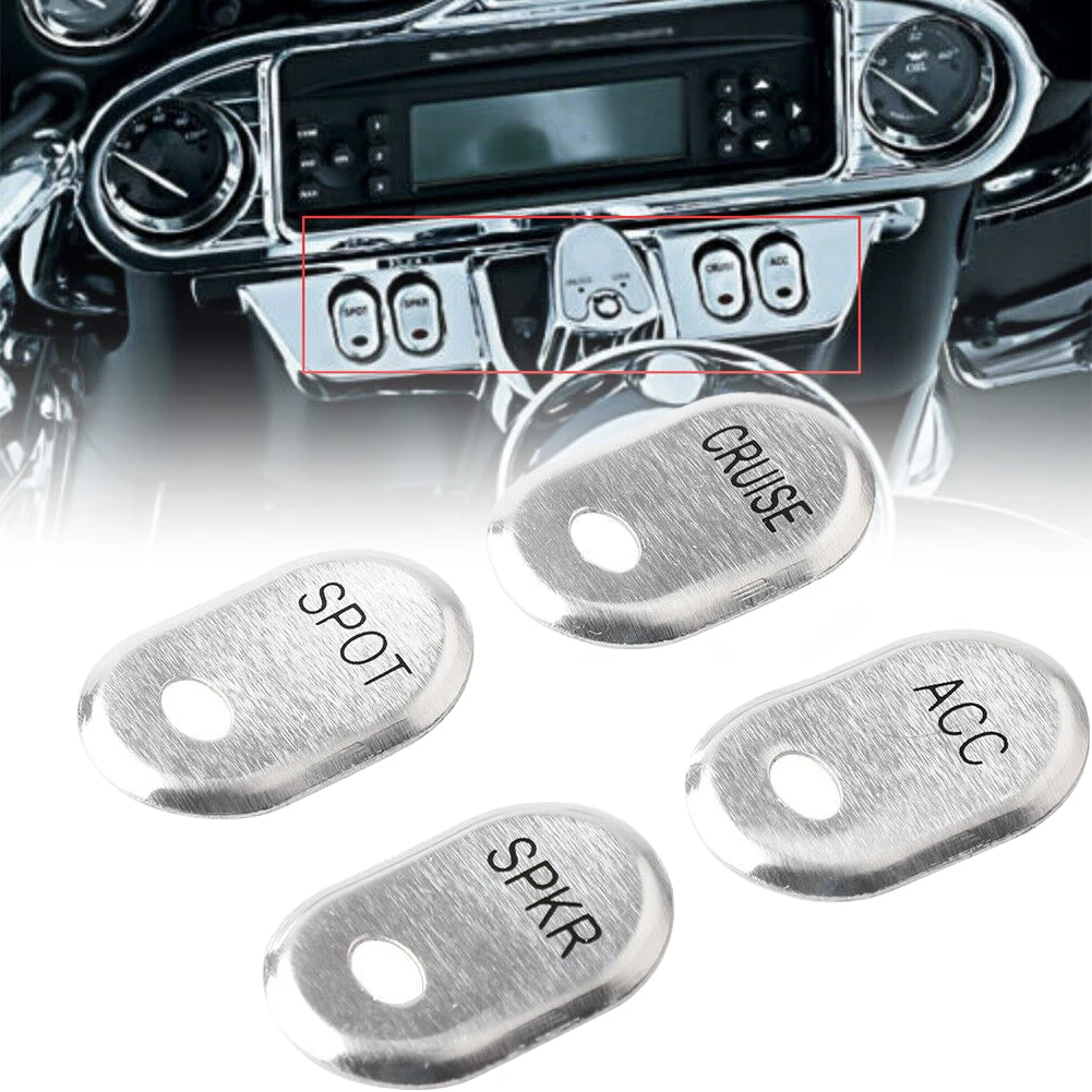 

For Harley Motorcycles Button Covers Switch Button Covers For Harley Motorcycles Switch Button Covers 16mm 26mm Brand New