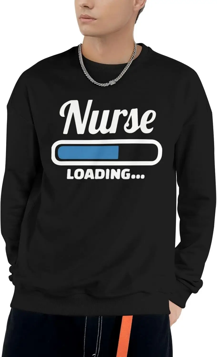 TEICCI Мужская и женская толстовка с круглым вырезом пуловер для медсестры базовые