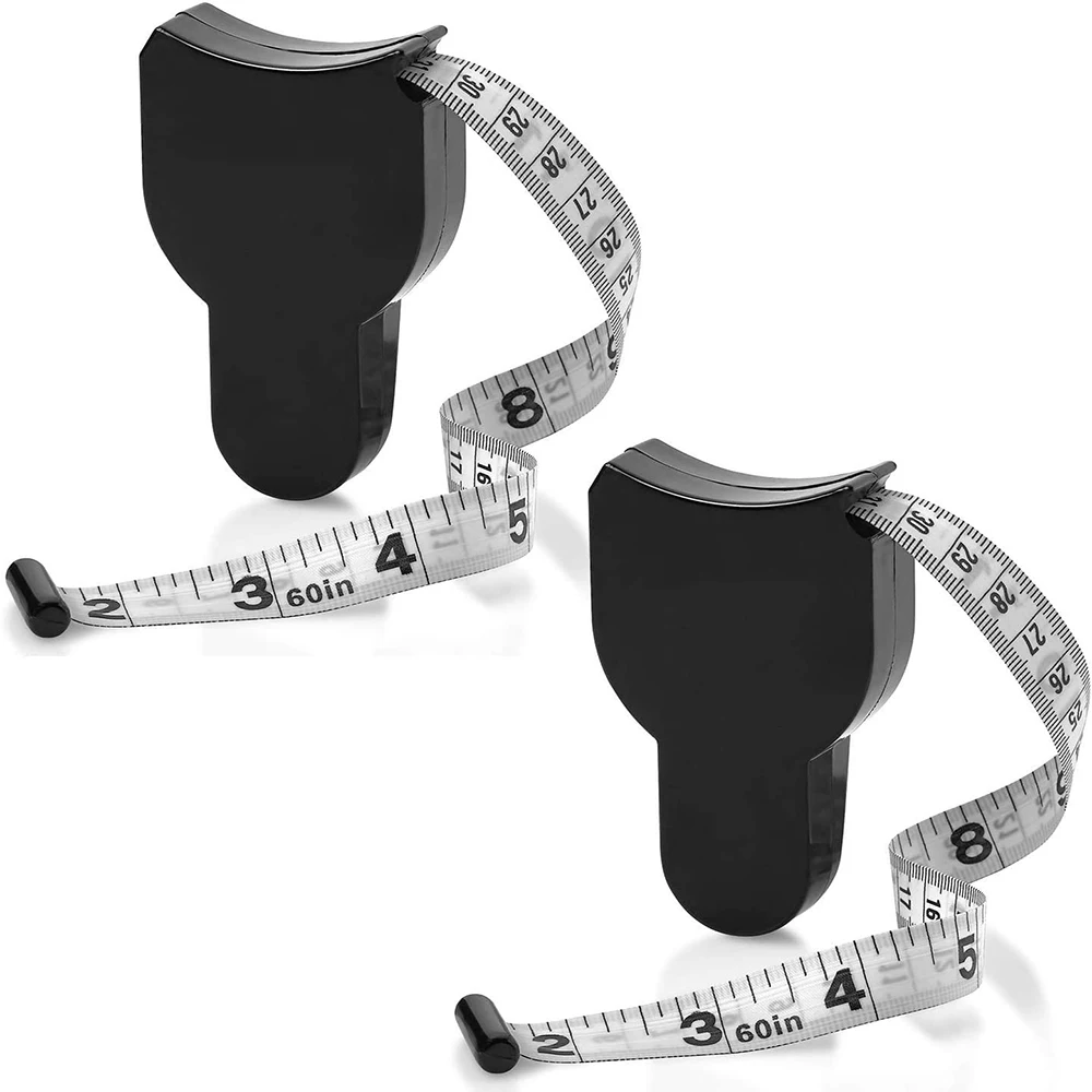 

2Pcs Body Tape Measure for Body Measuring Body Fat Measurement Tool for Weight Loss 60 Inch 150 cm