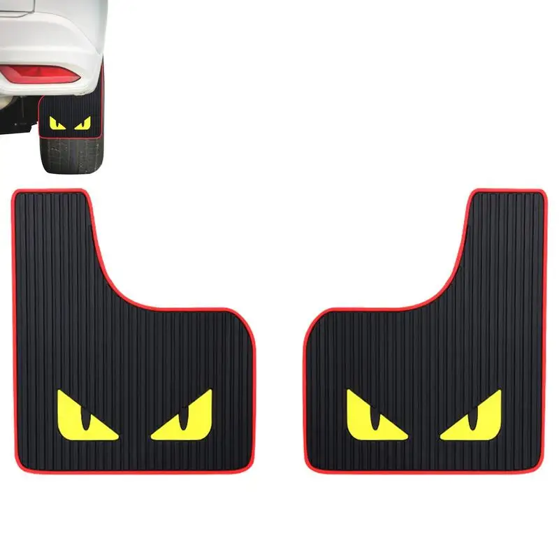

Mud Flaps For Car 2pcs Mudguards For Cars Car Mud Flaps Universal Black Guards PVC Mud Guard For No Collision