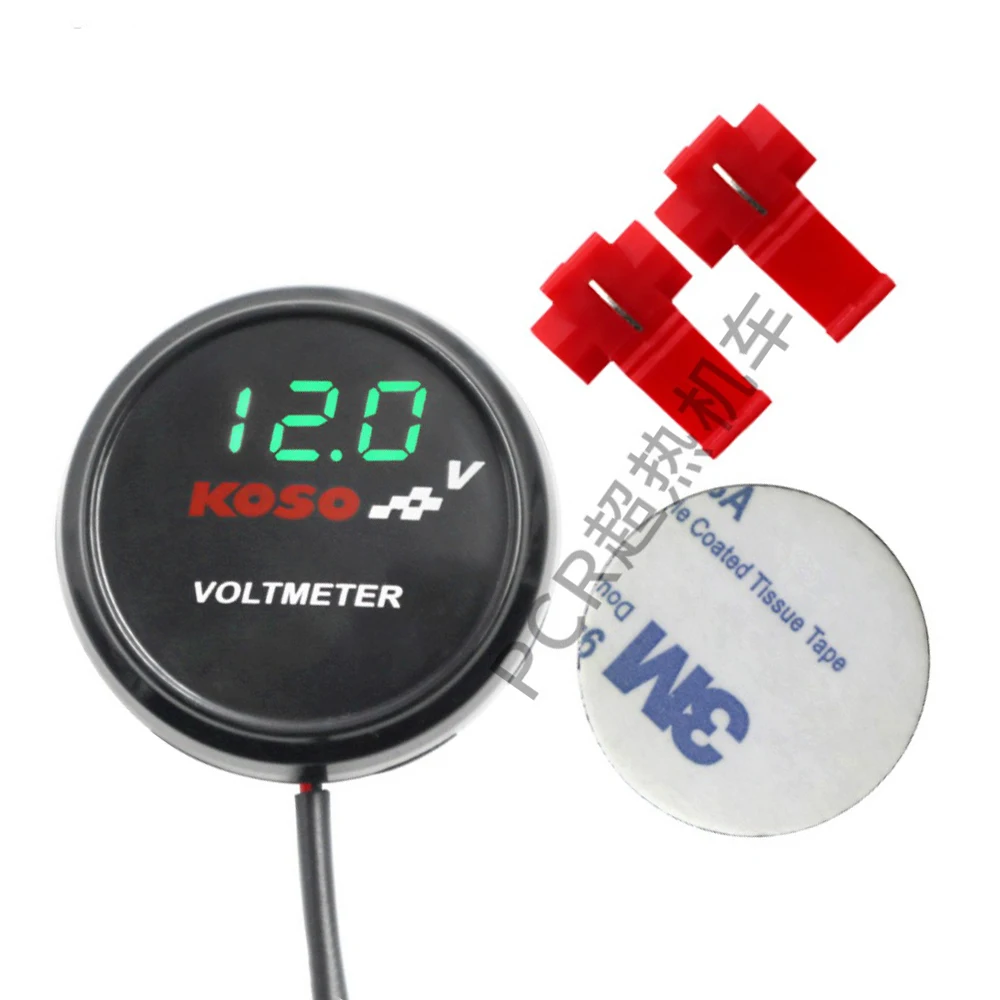 

Водонепроницаемый вольтметр, светодиодный дисплей, цифровой вольтметр, тестер для KAWASAKI NINJA 400 ER4N ER6N ER6F NINJA ZX6R для YAMAHA TMAX 500