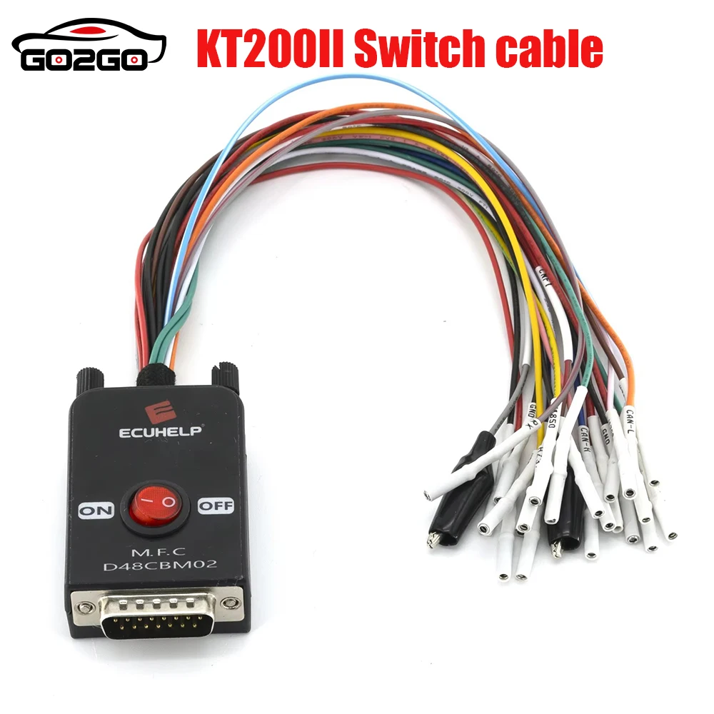 Многофункциональный кабель/кабель переключателя для ECUHELP KT200 KT200II ECU Programmer Car Truck via
