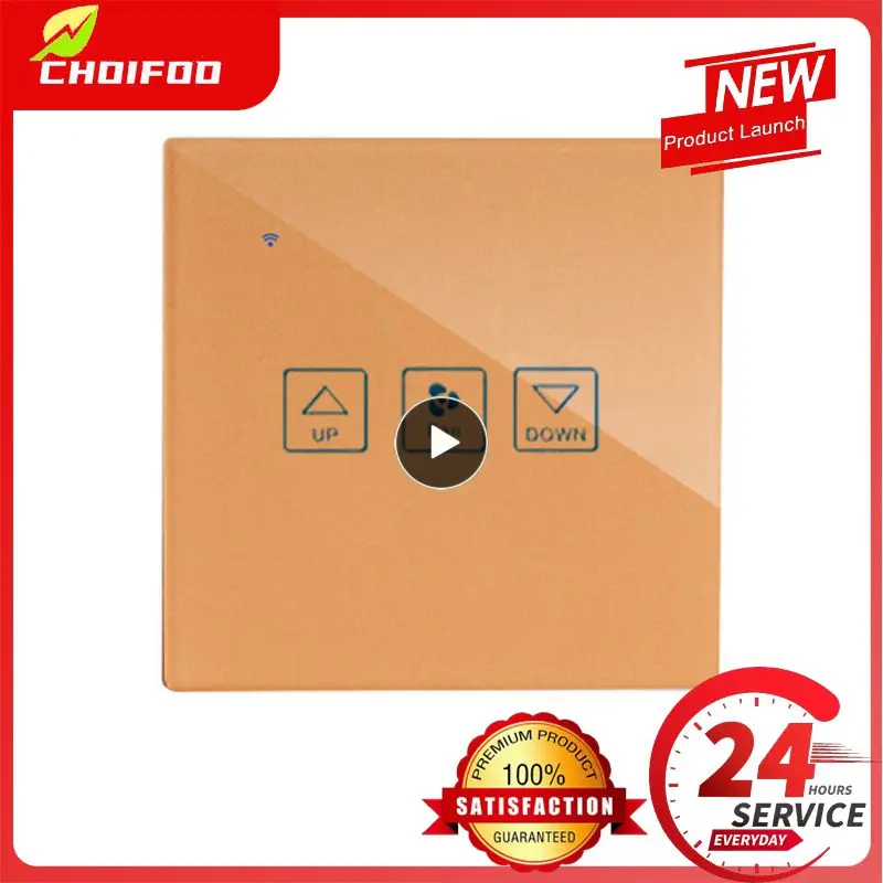 

1/2/3PCS Dimmer Switch Zigbee3.0 Poor Handwriting Curtain Switch Dimmer Smart Home Wall Touch Switch Tuya Smart Home Fan Switch