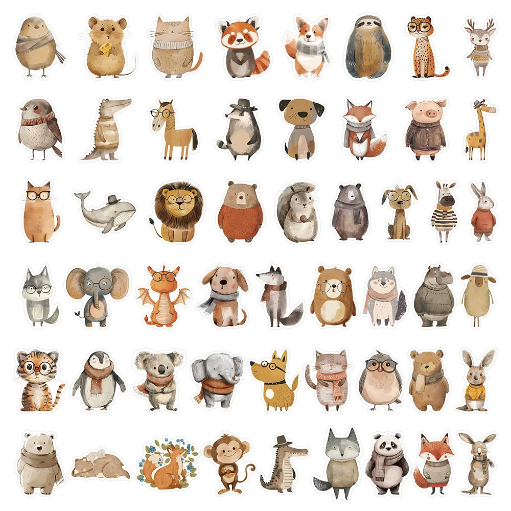 

Набор стикеров с животными AnimeWorlds