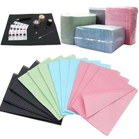 1255020pcs tattoo cleaning wipes disposable dental piercing bibs waterproof sheets paper tattoo accessories