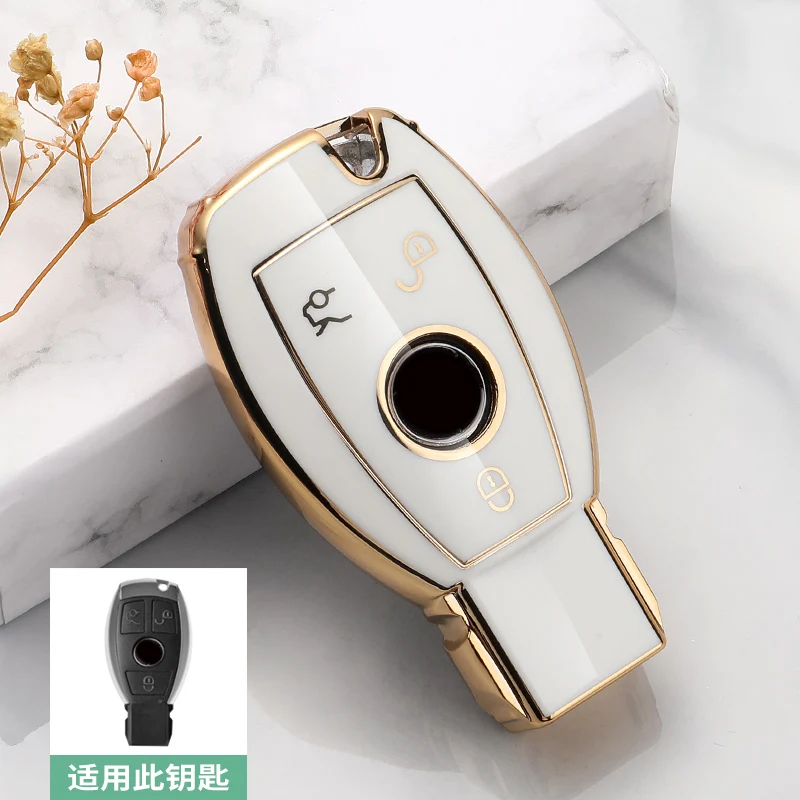 

Чехол для ключей от автомобиля, сумка для ключей для Mercedes Benz A B C S Class AMG GLA CLA GLC W176 W221 W204 W205, аксессуары, держатель, брелок для ключей