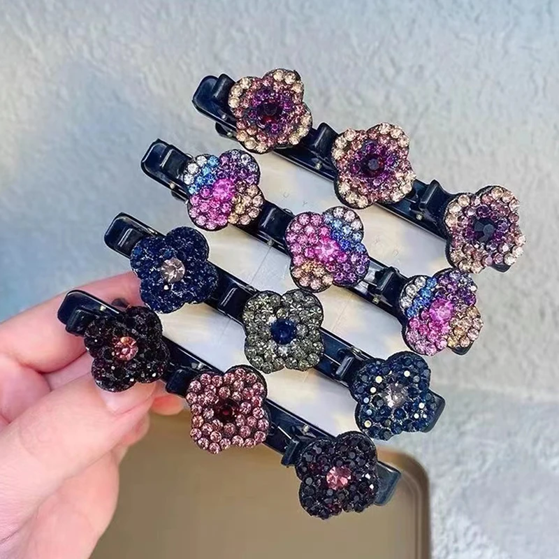 

Double Layer Band Twist Plait Headband Hairpin Alligator Hair Claw Clips Magic Bangs Hairstyle Hairpin Hair Nonslip Hair