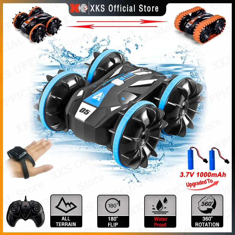 360 Amphibious Rc Crawler 2.4g 4wd Control By Hand Gesture Remote Control Car Climbing Vehicle Toys For Boys