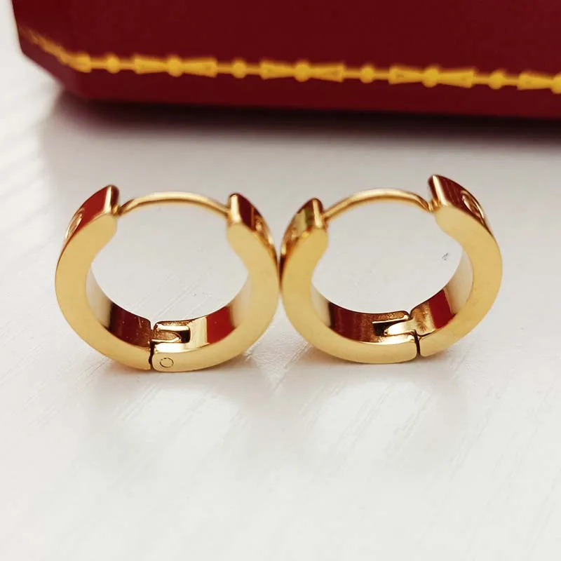 

Женские серьги из титановой стали, с кристаллами