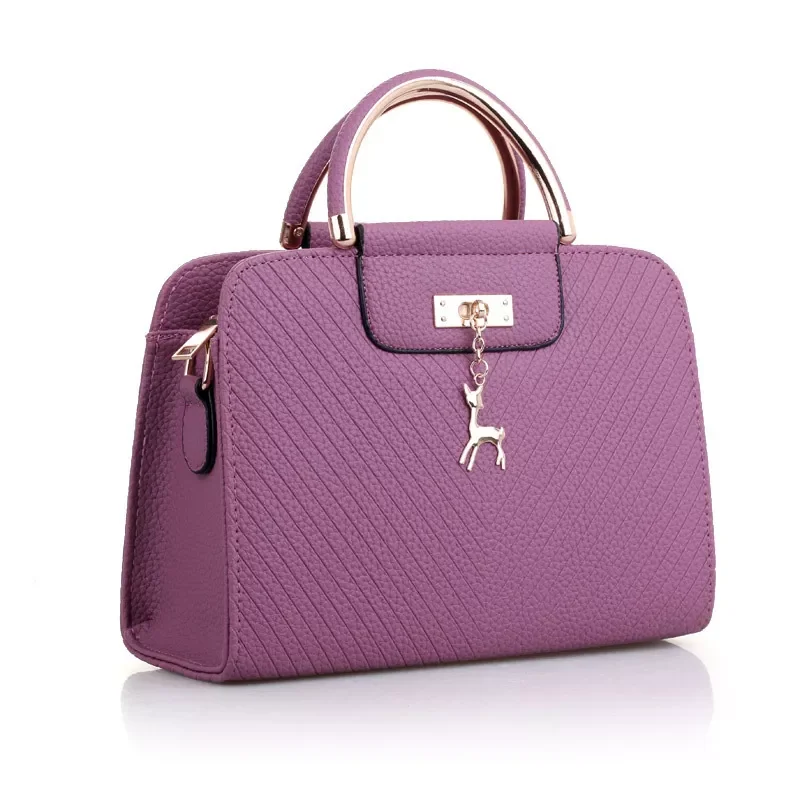 

NEW Summer 2020 Women Bags Wholesale Sales New PU Deer Twill Hoop Handbag Fashion Ladies Shoulder Messenger Bag