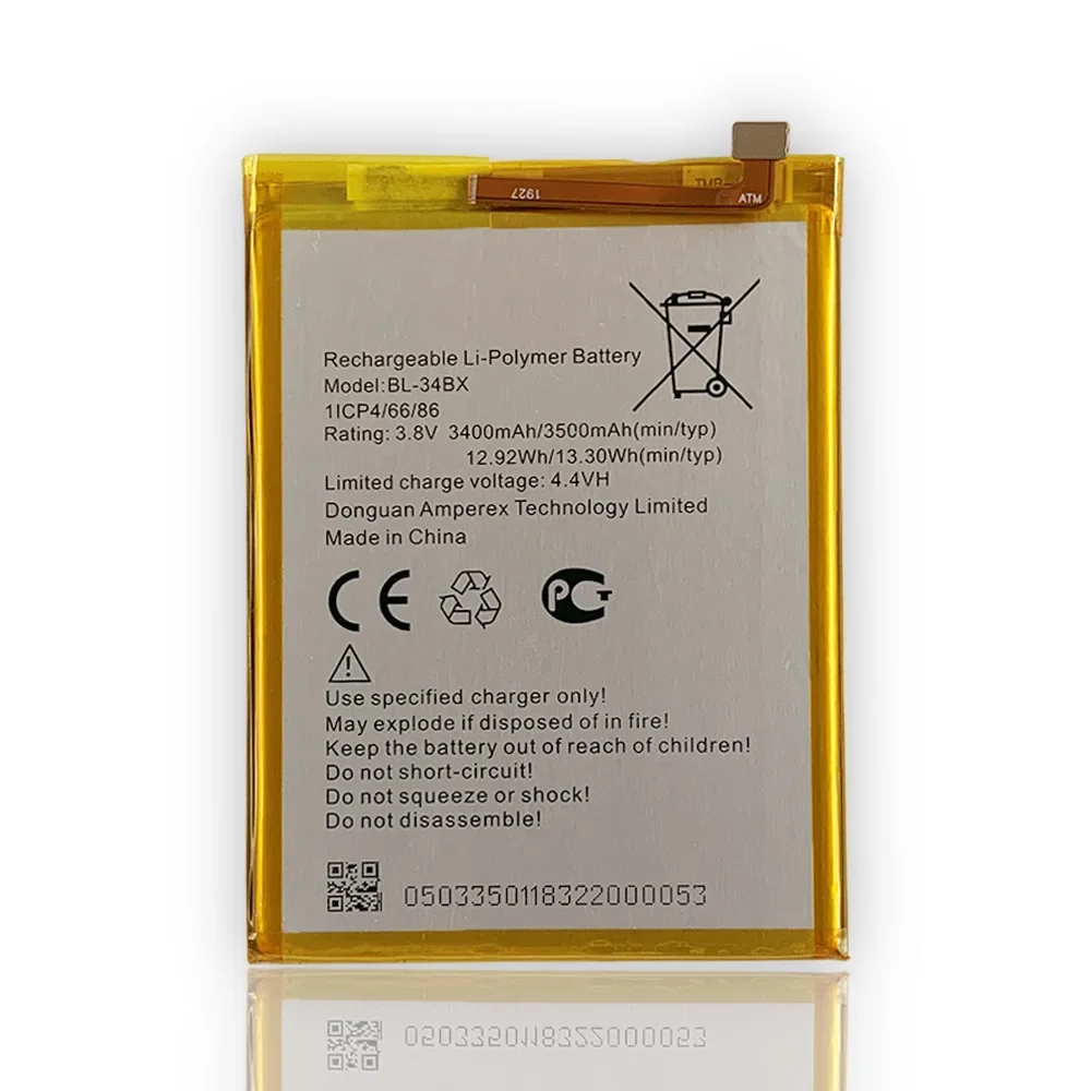 Высококачественная сменная батарея для Infinix Smart 2 HD X609 BL-34BX большой емкости