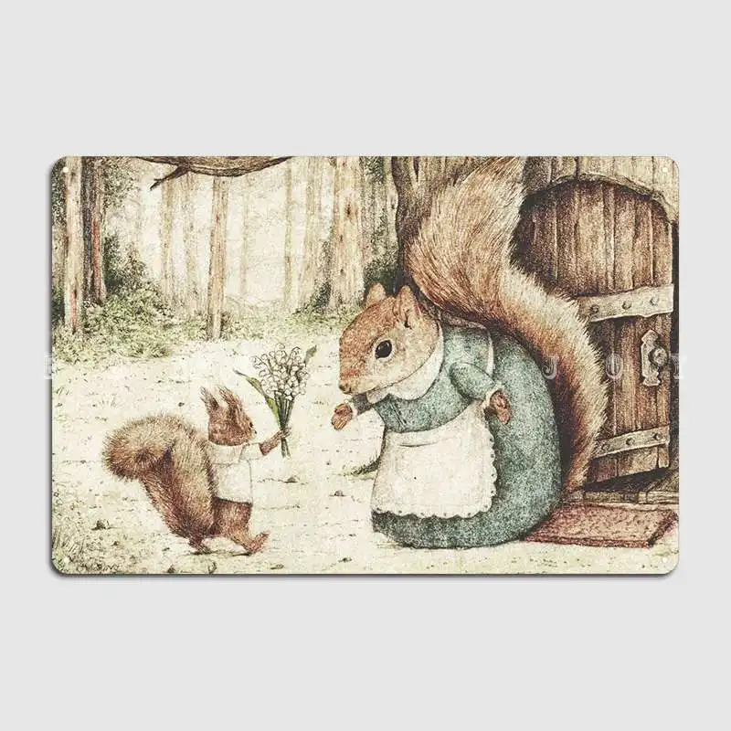 

День матери металлический знак настенная роспись Гостиная персонализированный Декор стены оловянный знак плакаты