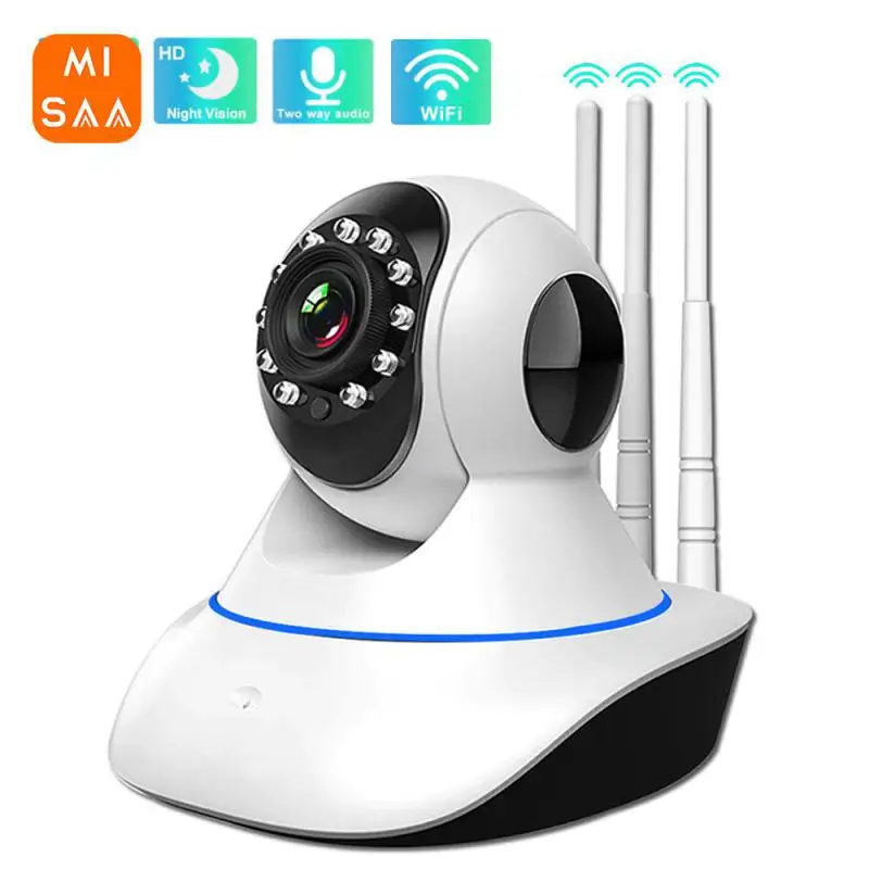 

Камера видеонаблюдения с 3 антеннами, 1080p, Wi-Fi, 360 °