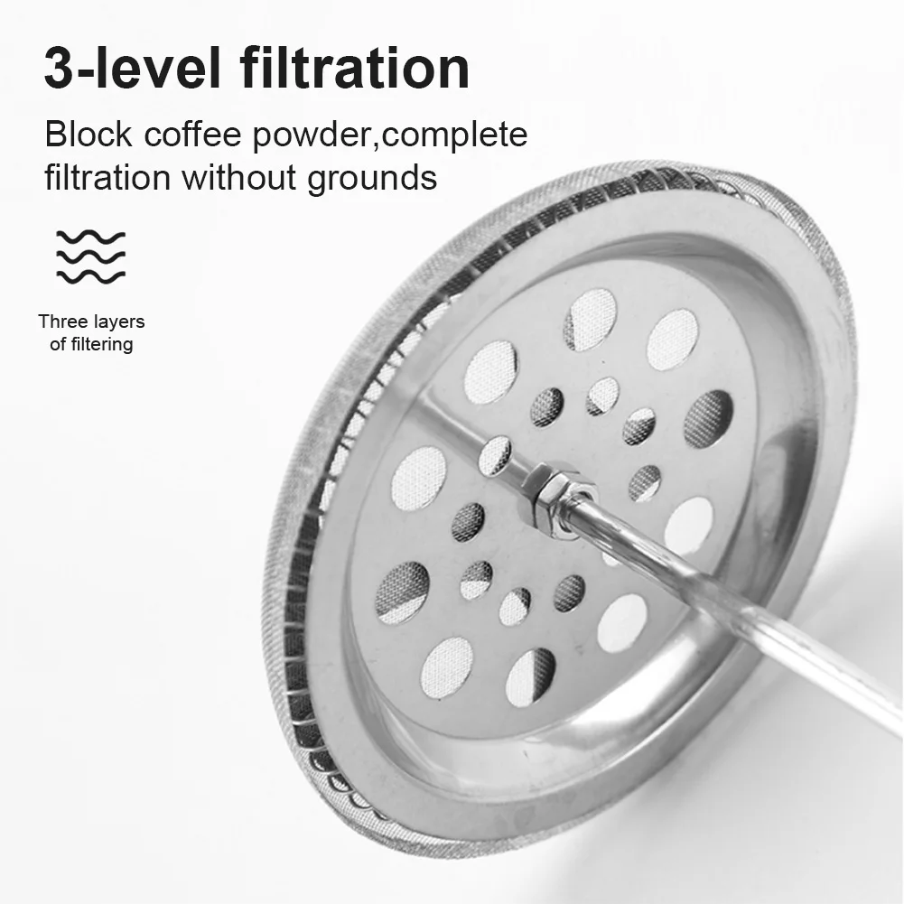 French Press Coffee Maker Pot Multifunctional High Quality Glass Tea 350/600/800ml Home Office |