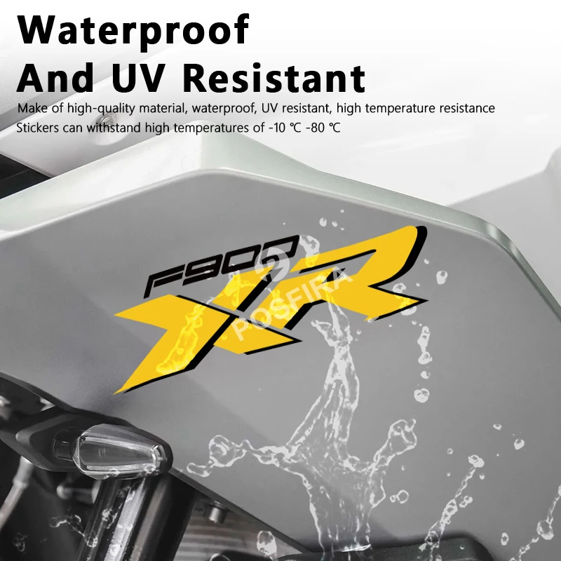 Фото POSFIRA наклейки для мотоциклов, водонепроницаемые наклейки для BMW F900XR F900 F 900 XR, аксессуары 2020-2025 2024 2023, наклейка на мотоцикл №4