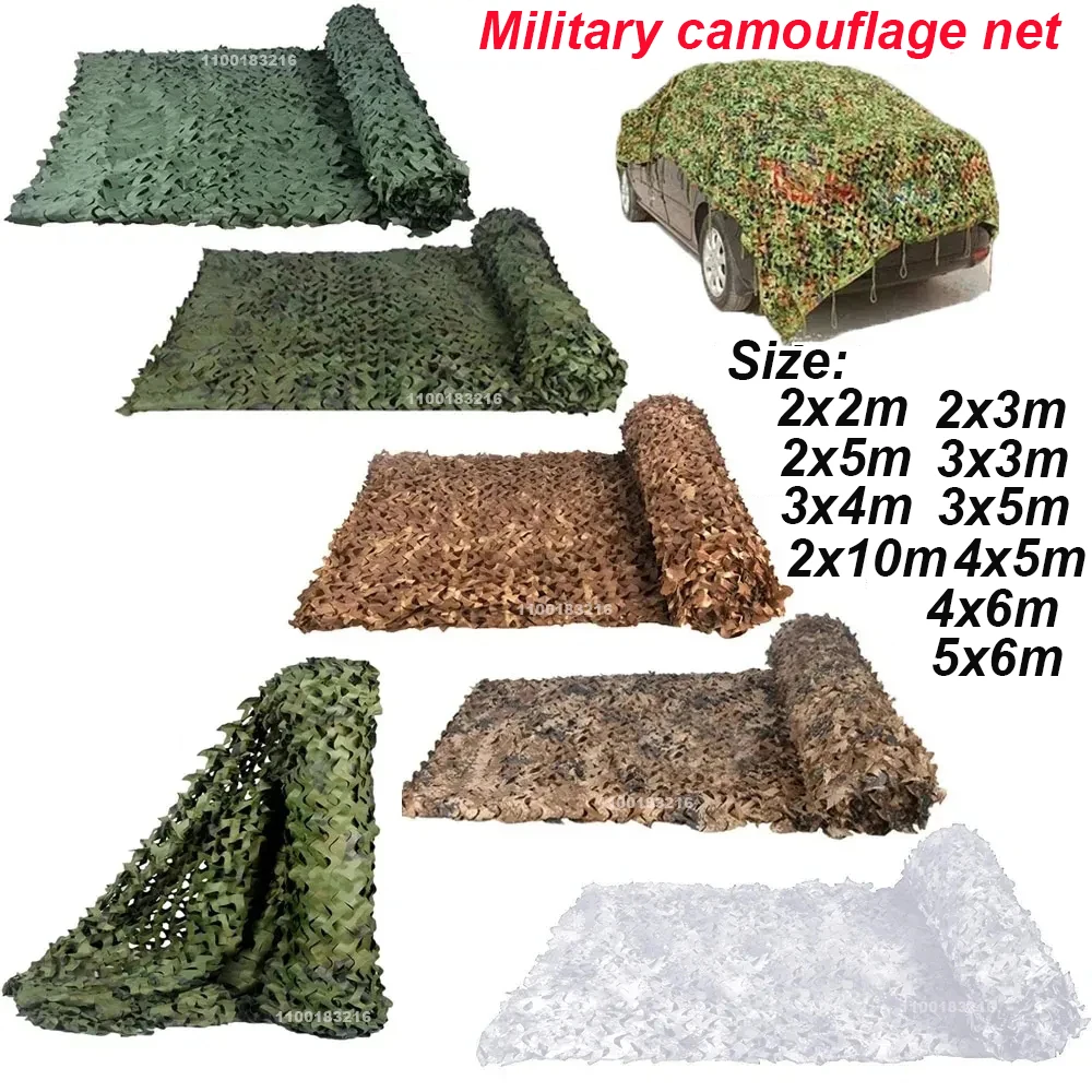Red de camuflaje con respaldo de malla, red de caza de camuflaje - (2 × 9.8  ft) verde verano militar camuflaje red tiendas de campaña para ciegas de