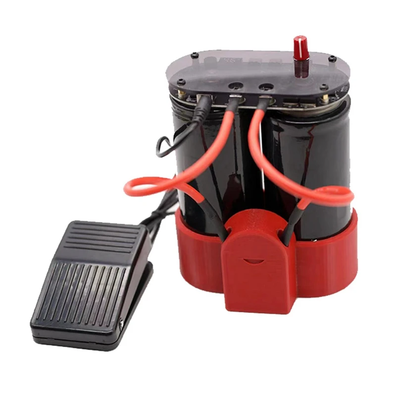 

1Set Farad Capacitor Spot Welder Display 2.7V 3000F For 18650 Battery With Foot Switch