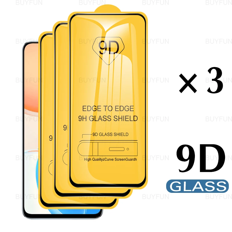 

Закаленное защитное стекло 9D для Honor X8, защитная пленка с полным покрытием экрана 6,7 дюйма для Huawei Honor X7, Honer, Honar X, 8, X8, 3 шт.