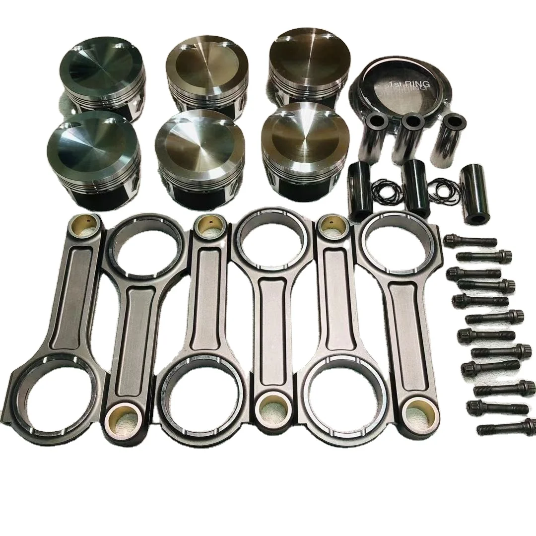 

82.5mm CR 9.5:1 Piston QX Beam Rod kit Forged Pistons Forged Connecting Rods For A6 3.0T 3.0TFSI CAJA CCAA