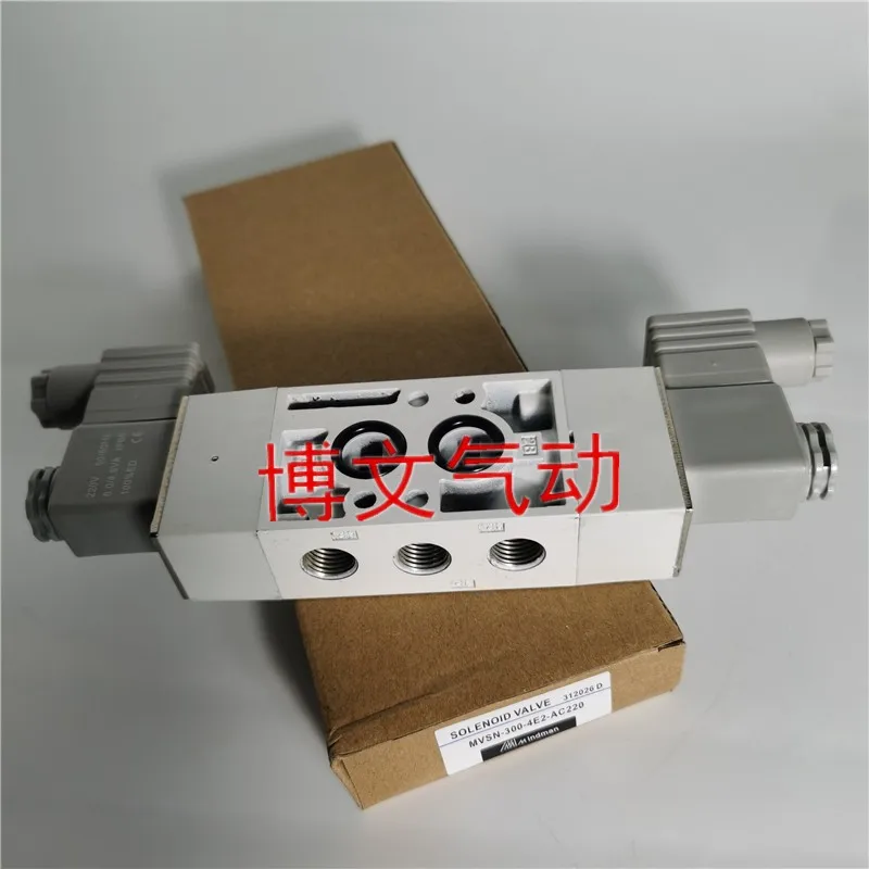 

Mindman Taiwan Gold Solenoid Valve MVSN-300-4E2 AC220V DC24V Dual Electric Control Reversing Valve