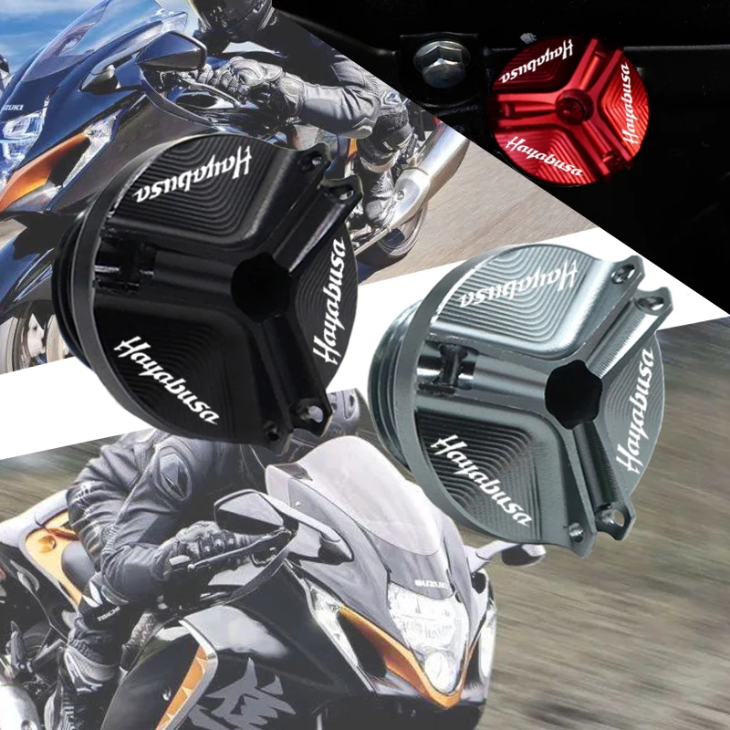 

For SUZUKI Hayabusa GSX1300R CNC Engine Oil Filler Plug Cap Cover Motorcycle Accessories GSX 1300 R1999-2022