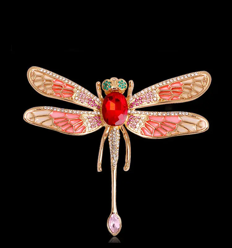 

Женская Винтажная брошь в виде стрекозы