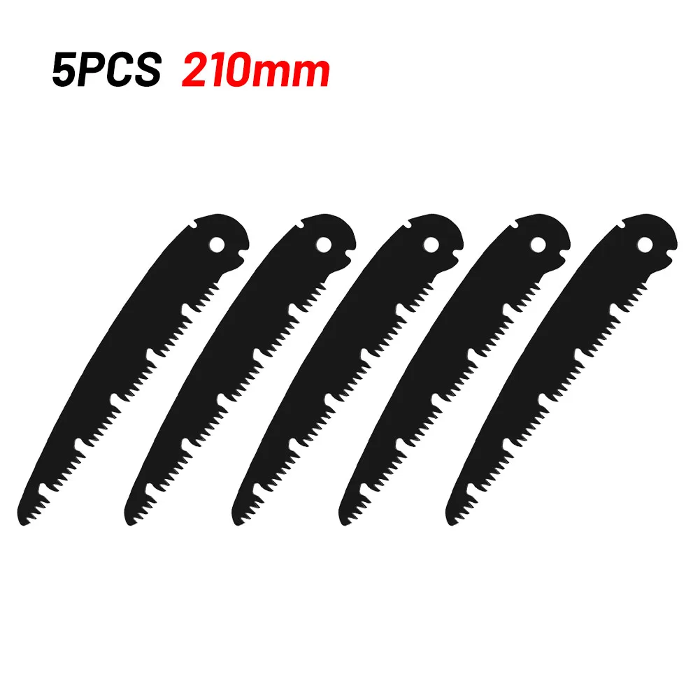 

5PCS SK5 Steel Saw Blades 210/240/280mm Garden Folding Saw Blades For Replacement Tool Only Saw Blades Hand Tool Set