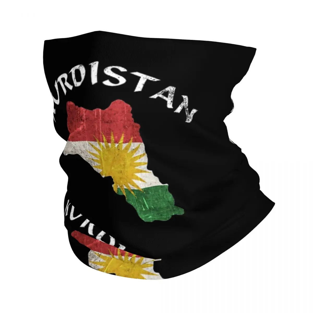 

Kurdistan Gift Kurds Flag Bandana Neck Cover Printed Kurdish Mask Scarf Warm Balaclava Outdoor Sports Men Women Adult Windproof