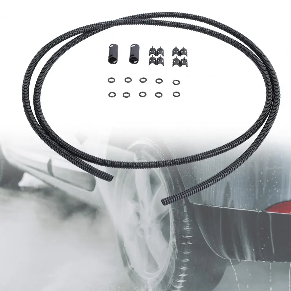 

Прочный шланг для мойки лобового стекла, компактный высокопрочный черный шланг для мойки лобового стекла, устойчивый к царапинам