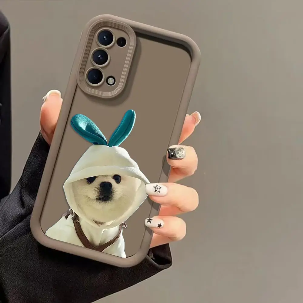 Фото Чехол для телефона VIVO Y400 Y03 Y17S Y19S Y20 Y21 Y22S Y27 Y28 Y35 Y36 Y38 Y39 Y50 Y51 Y72 Y75 Y100 с рисунком животных, забавной собакой №4