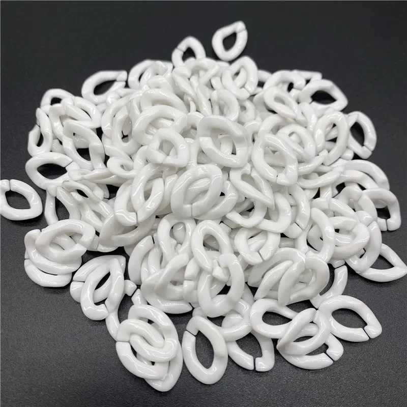 16mm*11mm Acrylic Twisted Chains Assembled Parts Beads For Jewelry Making DIY Bracelet Necklace Earrings Accessories