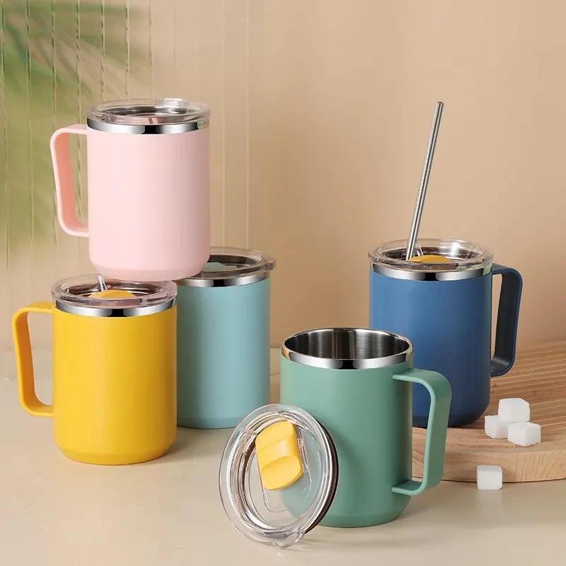 Travel Thermal Vacuum Flask Insulated Cup Milk Tea Water Bottle Stanley Cup