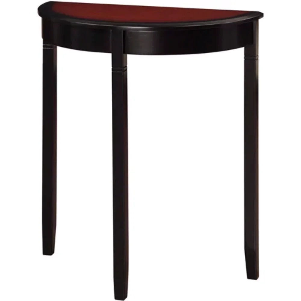 

Camden Demuline Console Table - Black Cherry Entryway Table Console Table for Hallway Console Furniture