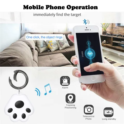 Портативный мини-локатор для отслеживания кошек и собак, скрытое устройство слежения Gps для детей, Bluetooth 5,2, ожерелье для отслеживания мобильных ключей