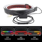 Разноцветный спойлер, модификация в стиле JDM, отделка заднего крыла, универсальный автомобильный спойлер на крышу багажника, аксессуары для удлинения крышки 1,3 м