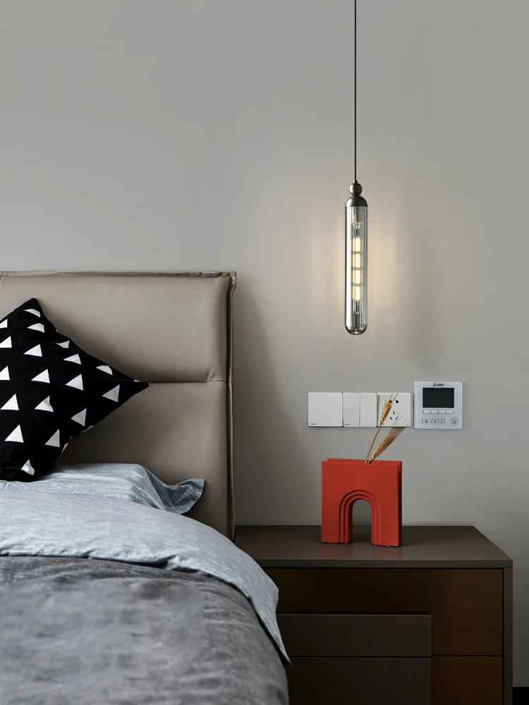 Люстра медная прикроватная для спальни маленькая Минималистичная креативная