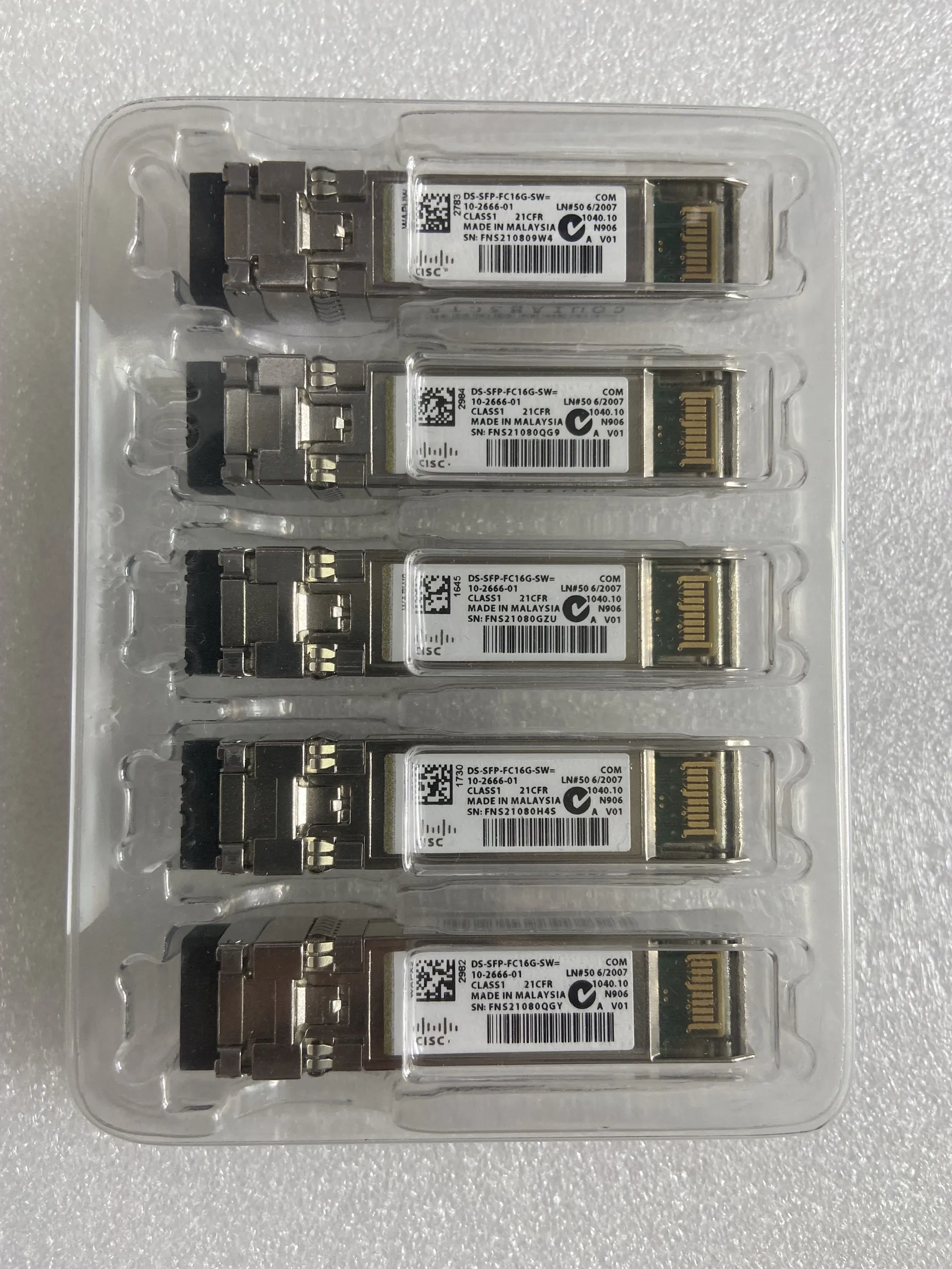 DS-SFP-FC16G-SW CI-SCO 16GB Optical Network Module Multimode 850NM 16G Fiber Switch Transceiver