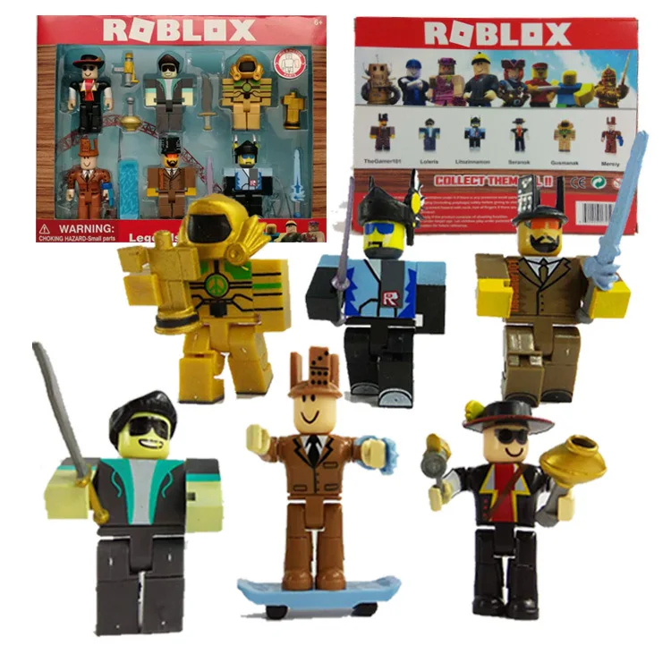 

6-9cm Roblox Action Figures with Props Accessories Children's Puzzle Educational Toys Building Figure Assembling Game