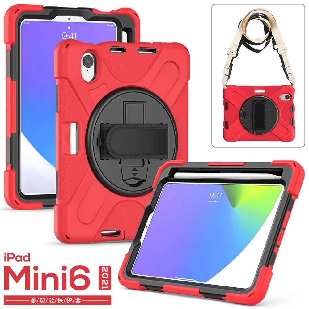 

Чехол для iPad mini 6, ручной ударопрочный чехол на весь корпус, чехол с подставкой для ipad mini 6