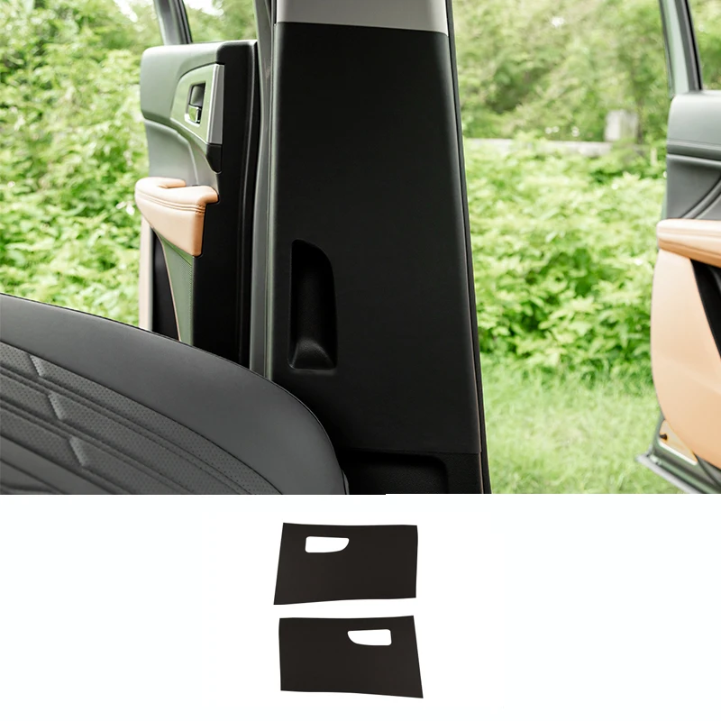 Для Great Wall Haval H5 II 2023 2024 B-pillar Защитная Наклейка с узором из углеродного волокна