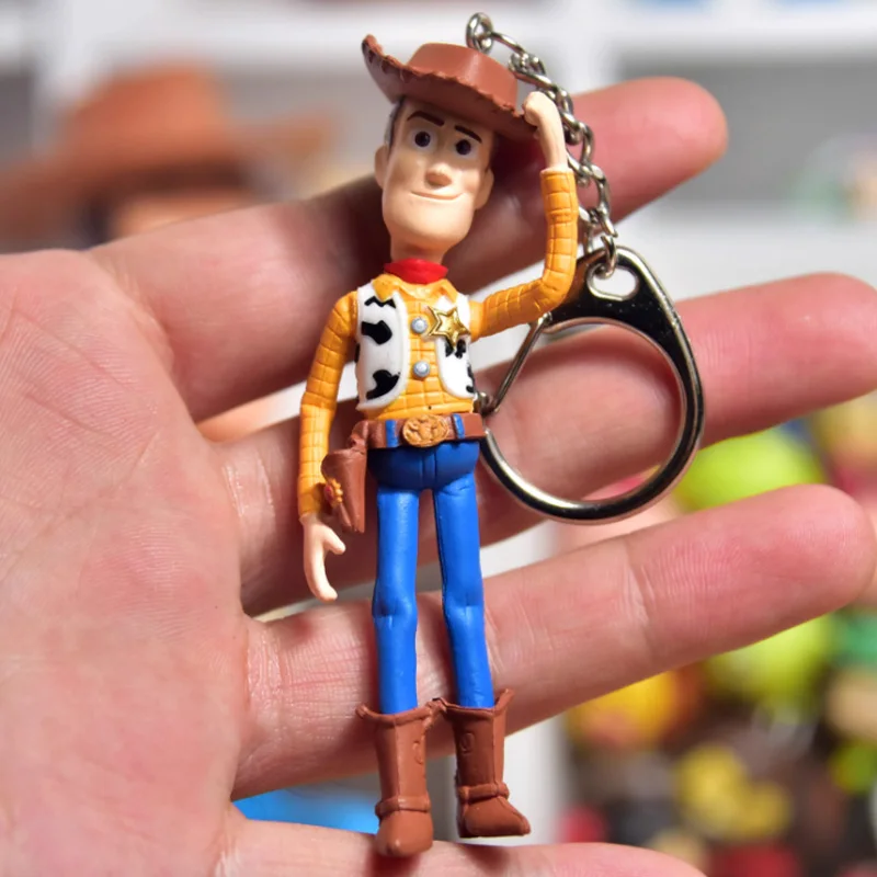 Kawaii Disney Вуди Froky Buzz Lightyear Rex Jessie экшн-фигурка игрушки креативный брелок подарок для