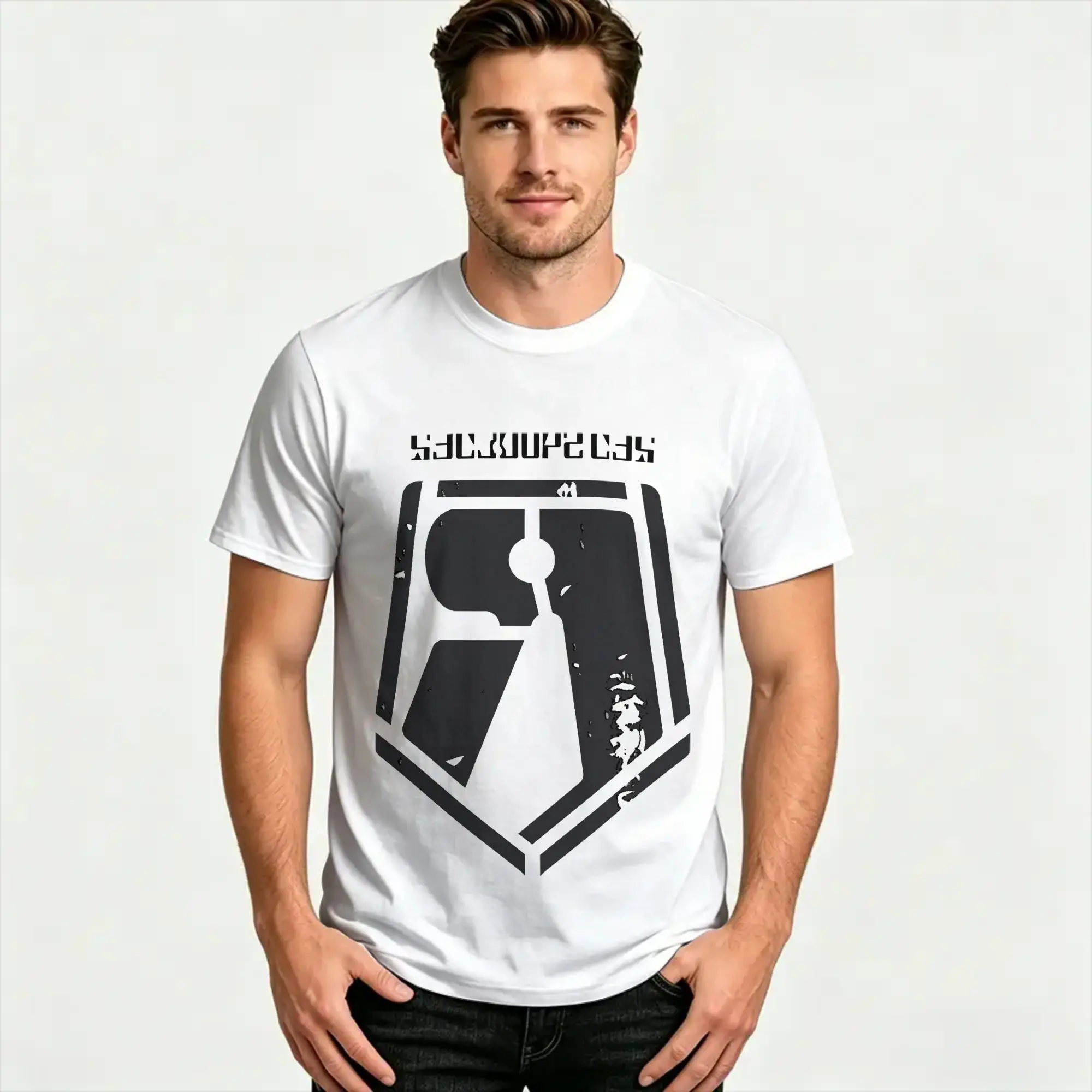 Фото Футболка Armored Trooper Votoms Red Shoulder Dry, пляжная, 100% хлопок, дышащая, оверсайз, с коротким рукавом, винтажная №2