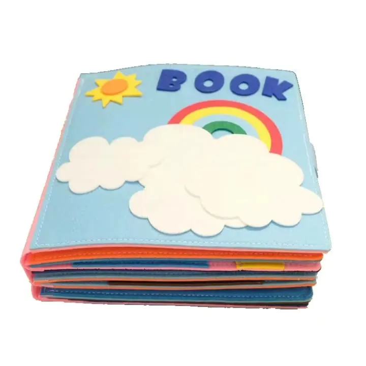 

3D DIY soft felt cloth quiet Book Children's early education toy