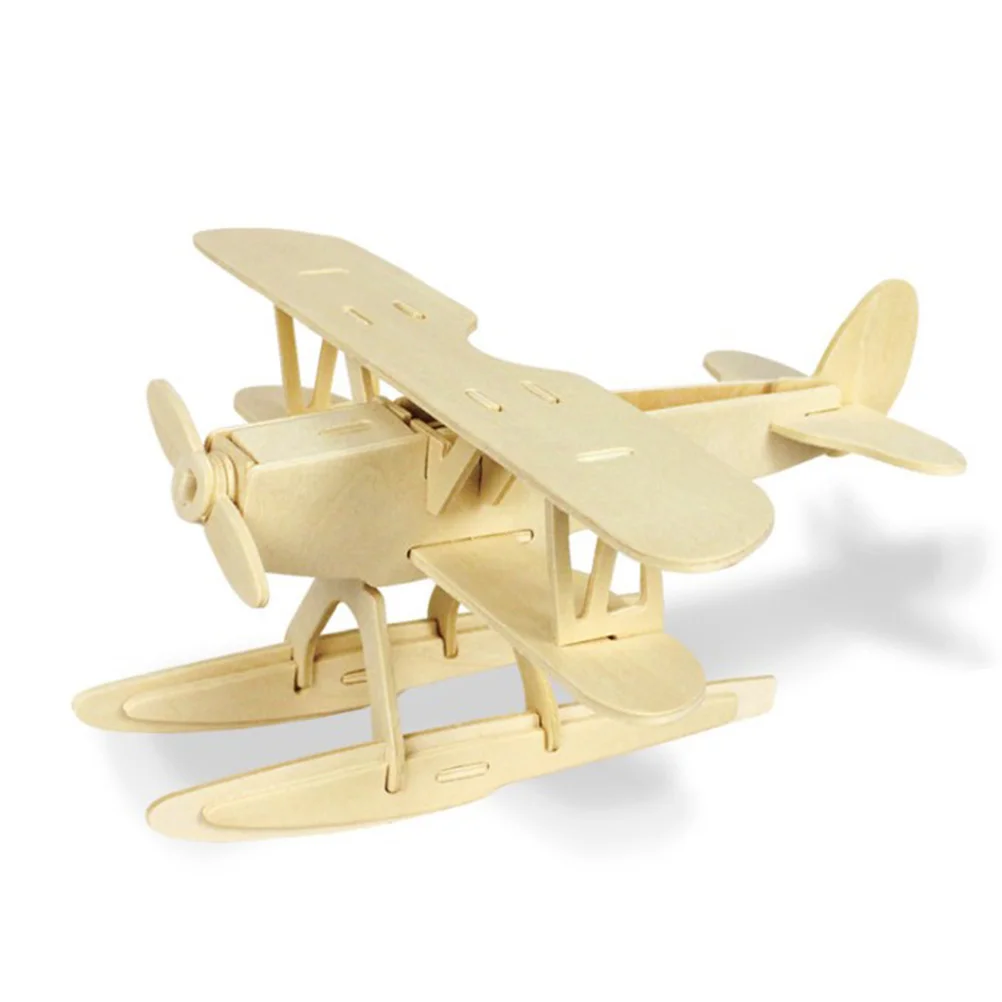 

Puzzles Exquisite Delicate Portable Vintage Simulation Plane Puzzles for Kids