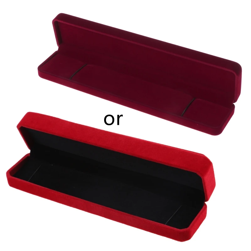 

1Pc Jewelry Necklace Storage Box Organizer Display Case New 2022