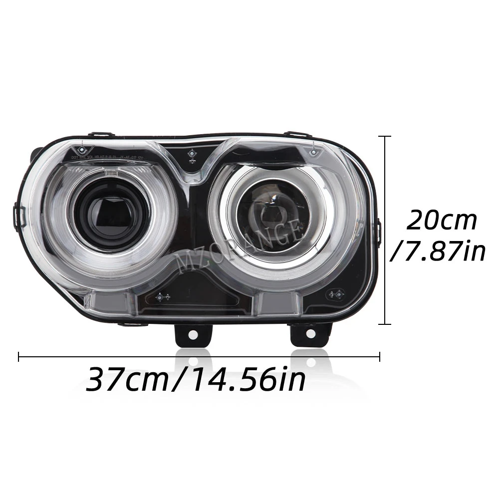 Светодиодные фары проектора для Dodge Challenger SE R/T 2015 2016 2017 2018 2019 2020-22 светодиодные с