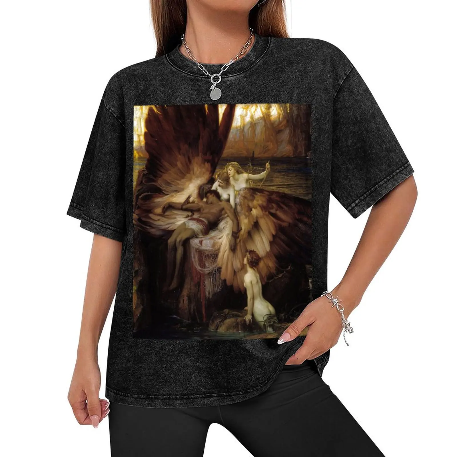 Футболка Lament for Icarus-Herbert James Draper винтажная эстетичная одежда в стиле аниме мужские